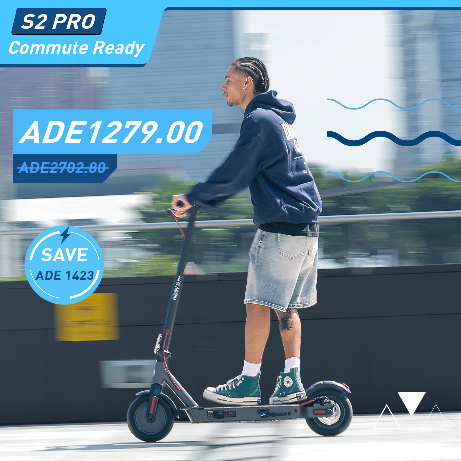 سكوتر كهربائي Hiboy S2 Pro للتنقل